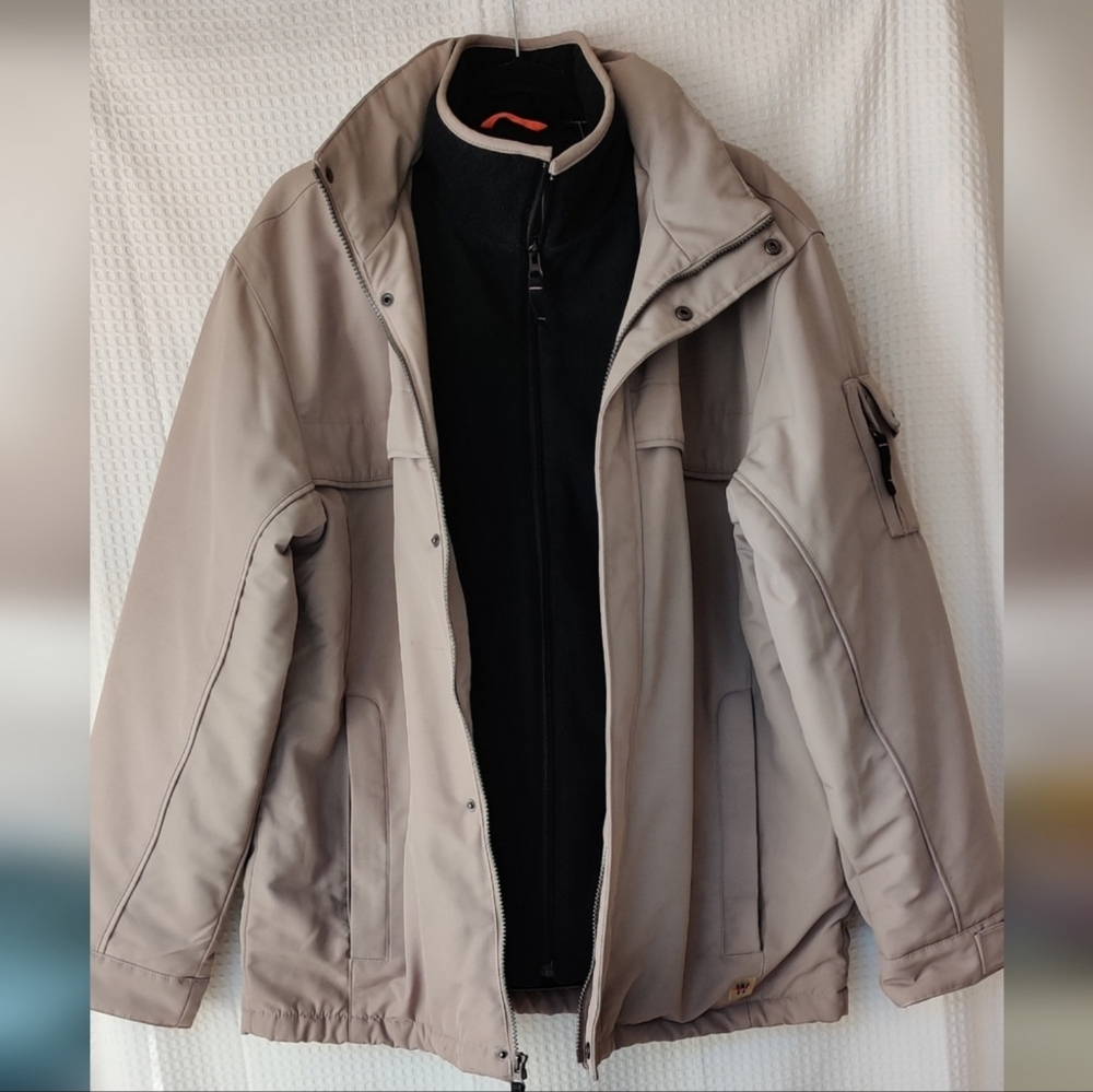 Vintage Weatherproof Garment Company Since 1948 Mens Jacket, Color-Clay, Size M